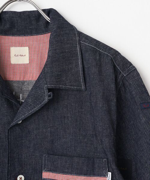 PINK HOUSE / ピンクハウス シャツ・ブラウス | ギンガムチェック使いデニムシャツブラウス | 詳細6