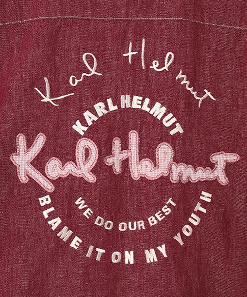 PINK HOUSE / ピンクハウス シャツ・ブラウス | ギンガムチェック使いデニムシャツブラウス | 詳細13