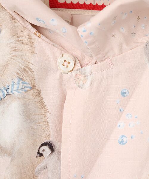 PINK HOUSE / ピンクハウス シャツ・ブラウス | さざ波とねこプリントシャツブラウス | 詳細5