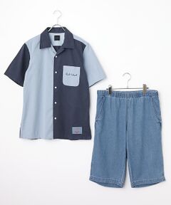 メンズ セットアップ（条件：ブルー系）| ファッション通販