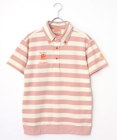 【新品】ピンクハウス 赤 ワッペン ポロシャツ PINK HOUSE / ピンクハウス ポロシャツ(条件:在庫無し含む