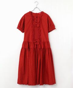 Pink House ピンクハウス　 ロングワンピース　赤　90s　夏 PINK HOUSE ピンクハウス ロングワンピース 花柄 赤 美品
