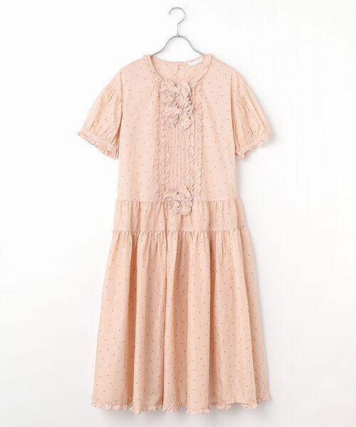 PINK HOUSE/ピンクハウス 水玉プリントワンピース ピンク F PINK HOUSE/ピンクハウス 水玉プリントワンピース ピンク F