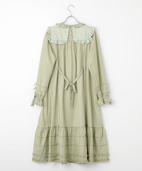 PINK HOUSE / ピンクハウス ロング・マキシ丈ワンピース | タブリエ付きワンピース | 詳細4