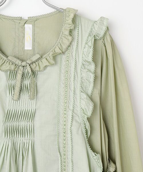 PINK HOUSE / ピンクハウス ロング・マキシ丈ワンピース | タブリエ付きワンピース | 詳細5