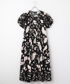 ピンクハウス花柄キャミワンピース ロング 花柄レース ギャザーキャミワンピース:ピンク | SWIVEL SLUM DIVE