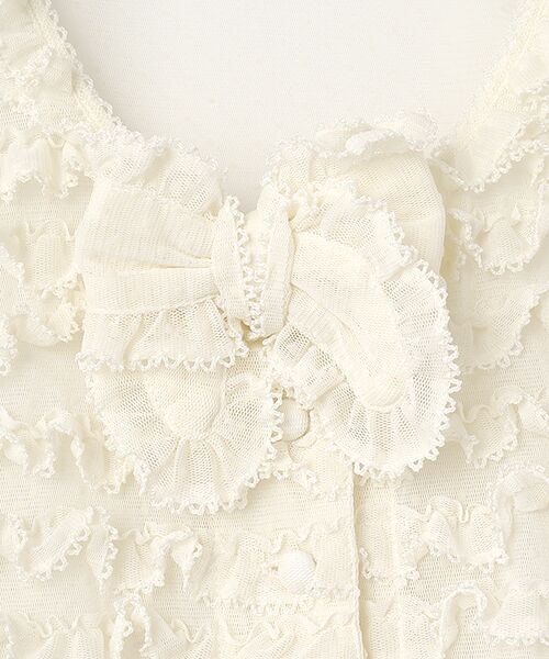 PINK HOUSE / ピンクハウス シャツ・ブラウス | フロッキードットチュールブラウス | 詳細1