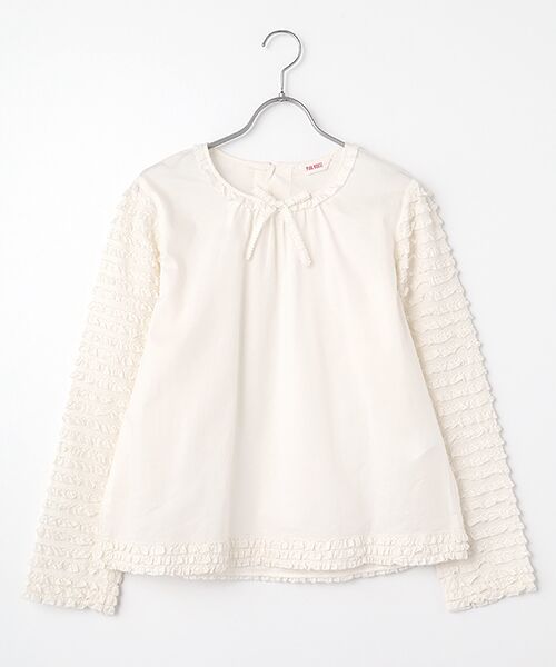 ピンクハウス 袖なしブラウス ジレ 白 セール】 ボレロ風ローンブラウス （シャツ・ブラウス）｜PINK