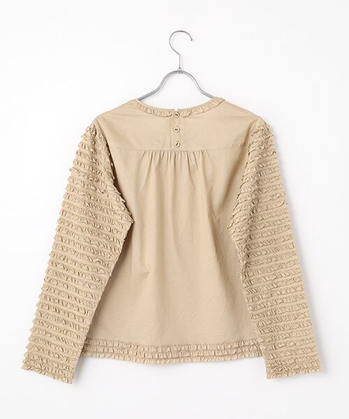 PINK HOUSE / ピンクハウス シャツ・ブラウス | 袖フリル使いローンブラウス | 詳細4