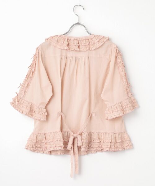 PINK HOUSE / ピンクハウス シャツ・ブラウス | ローンフリルブラウス | 詳細3