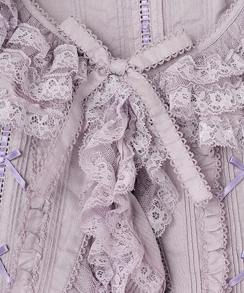 【新品】PINKHOUSE チェニック　ブラウス　刺繍　ピコフリル　レース　花柄 新品】PINKHOUSE チェニック ブラウス 刺繍 ピコフリル レース