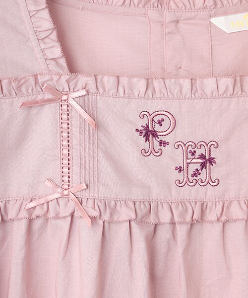 PINK HOUSE / ピンクハウス シャツ・ブラウス | ロゴ刺繍ブラウス | 詳細3