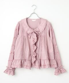 PINK HOUSE / ピンクハウス シャツ・ブラウス | ロゴ刺繍オーバーブラウス