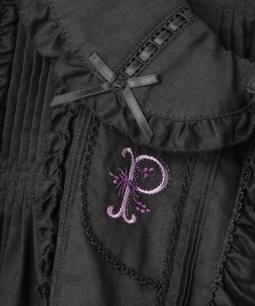 PINK HOUSE / ピンクハウス シャツ・ブラウス | ロゴ刺繍オーバーブラウス | 詳細1