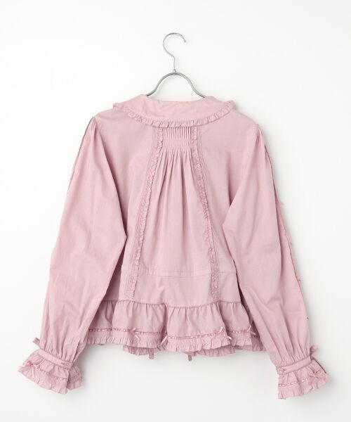 PINK HOUSE / ピンクハウス シャツ・ブラウス | ロゴ刺繍オーバーブラウス | 詳細3
