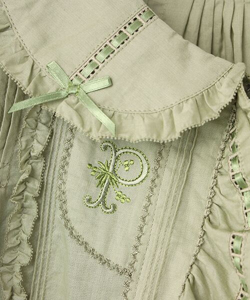 PINK HOUSE / ピンクハウス シャツ・ブラウス | ロゴ刺繍オーバーブラウス | 詳細9