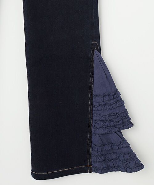 PINK HOUSE / ピンクハウス デニムパンツ | ローンフリル使いデニムパンツ | 詳細4