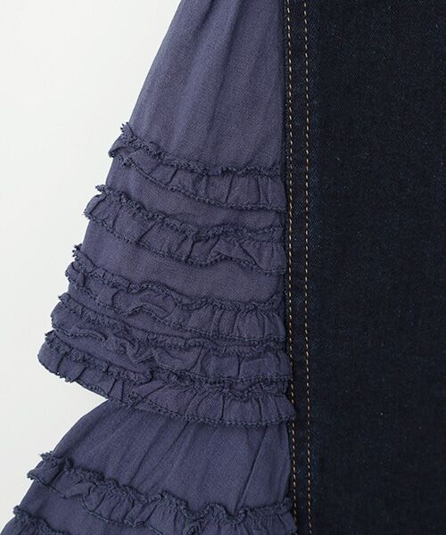 PINK HOUSE / ピンクハウス デニムパンツ | ローンフリル使いデニムパンツ | 詳細8