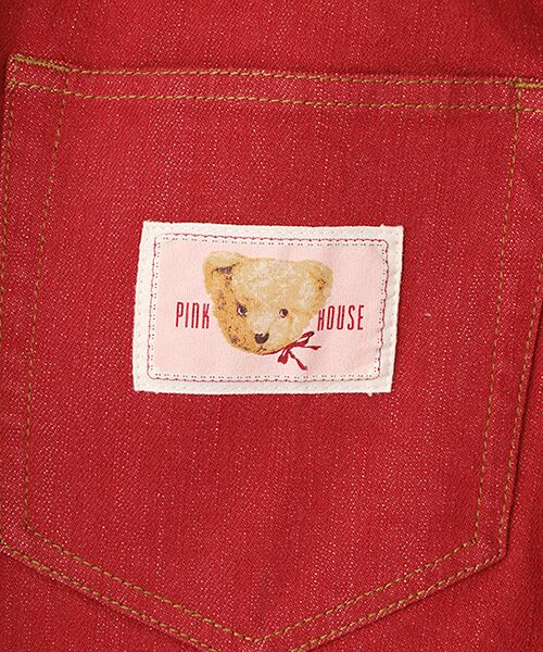 PINK HOUSE ピンクハウス ベアー刺繍 チロリアンテープ デニムパンツ テディベア刺繍デニムパンツ｜ピンクハウスオフィシャル