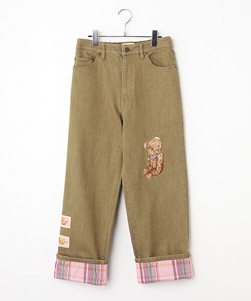 PINKHOUSE　パンツMサイズ ビックロゴプリントストレッチデニムパンツ （デニムパンツ