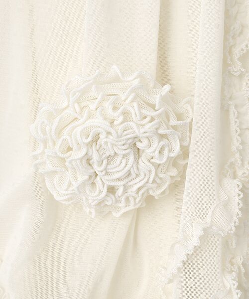 PINK HOUSE / ピンクハウス ロング・マキシ丈スカート | フロッキードットチュール使いスカート | 詳細2