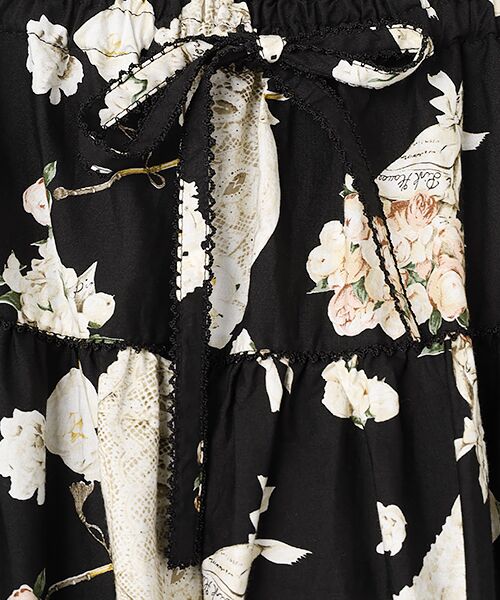 PINK HOUSE / ピンクハウス ロング・マキシ丈スカート | パラソルプリントスカート | 詳細1