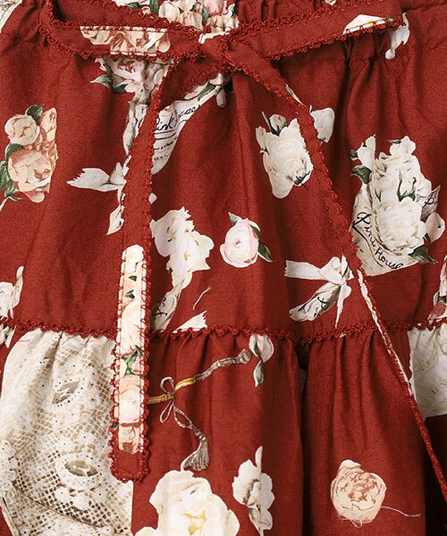 PINK HOUSE / ピンクハウス ロング・マキシ丈スカート | パラソルプリントスカート | 詳細8