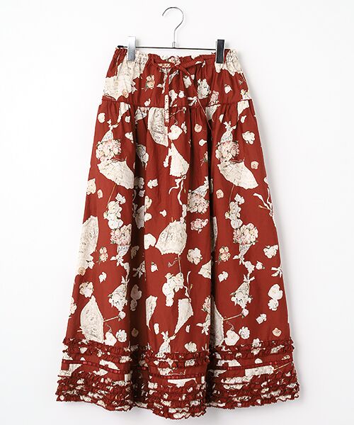 パラソルプリントスカート （ロング・マキシ丈スカート）｜PINK HOUSE