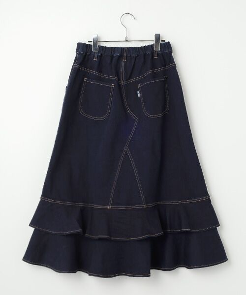 PINK HOUSE / ピンクハウス デニムスカート | フリル使いデニムスカート | 詳細2