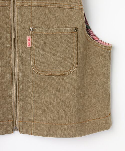 PINK HOUSE / ピンクハウス ベスト | クマ刺繍デニムベスト | 詳細9