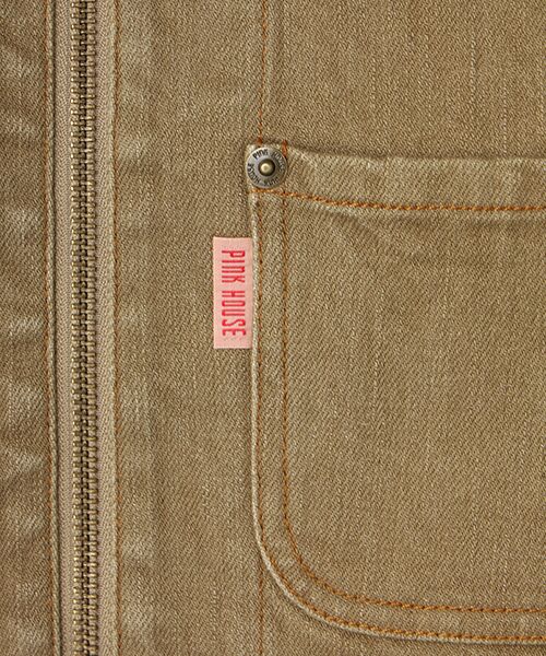 PINK HOUSE / ピンクハウス ベスト | クマ刺繍デニムベスト | 詳細11