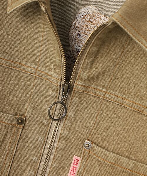 PINK HOUSE / ピンクハウス ベスト | クマ刺繍デニムベスト | 詳細12