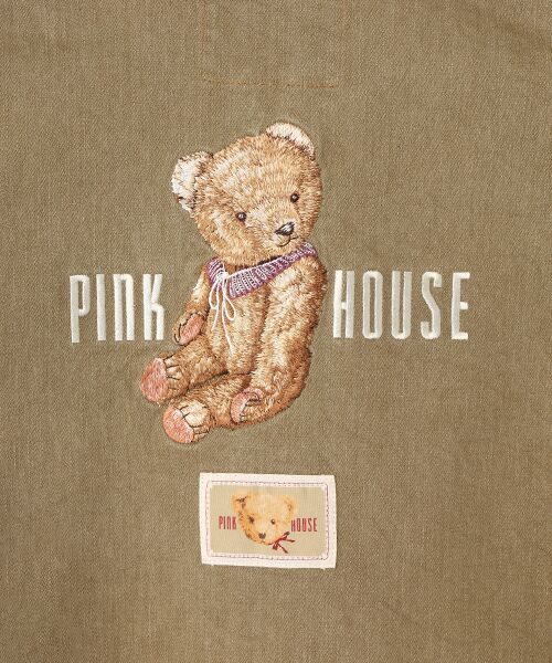クマ刺繍デニムベスト （ベスト）｜PINK HOUSE / ピンクハウス