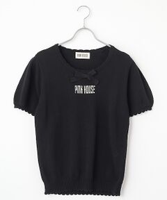 【タグ付き未使用】PINK HOUSE　ロゴ入りタートルニット PINK HOUSE(ピンクハウス)