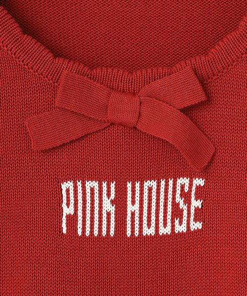 PINK HOUSE / ピンクハウス ニット・セーター | ロゴリボンニット | 詳細8