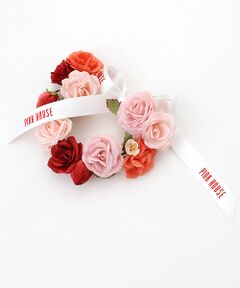 ピンクハウス❤️【未使用】バラのブーケ風コサージュ❤️ロゴリボン付き❤️ ピンクハウス◇薔薇ブーケ コサージュ