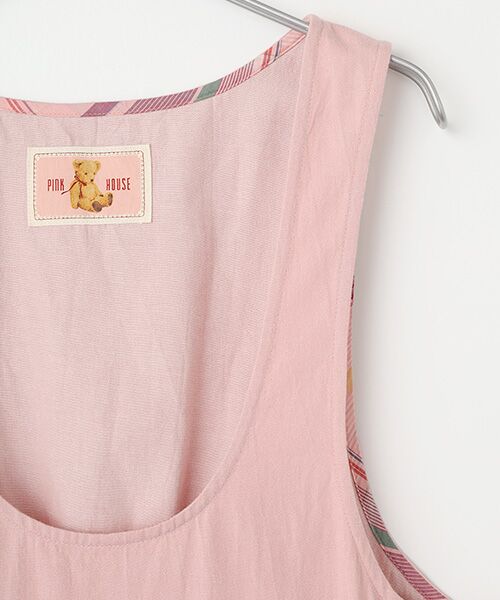 PINK HOUSE / ピンクハウス その他トップス | クマ刺繍デニムタブリエ | 詳細4