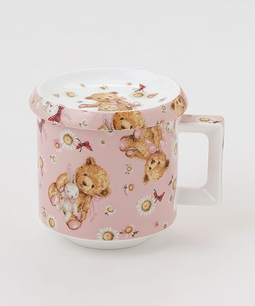 PINK HOUSE/ピンクハウス 【PINK HOUSE LIFE STYLE】上蓋付きマグカップ ひな菊ロンド F
