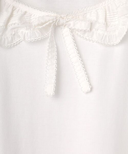 PINK HOUSE / ピンクハウス カットソー | ローンフリル襟付きカットソー | 詳細2