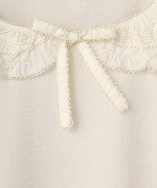 PINK HOUSE / ピンクハウス カットソー | ローンフリル襟付きカットソー | 詳細3