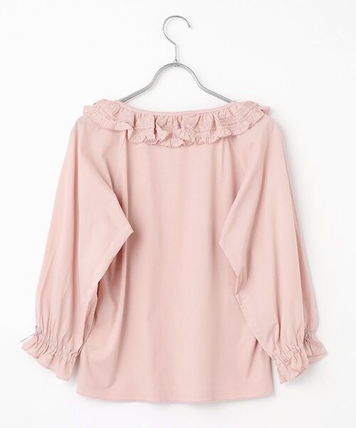 PINK HOUSE / ピンクハウス カットソー | ローンフリル襟付きカットソー | 詳細4