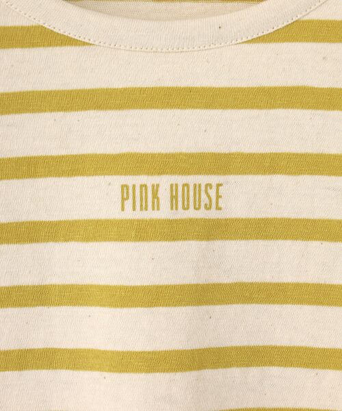 PINK HOUSE / ピンクハウス カットソー | ロゴプリントボーダーカットソー | 詳細2