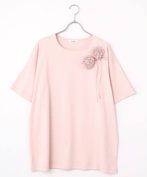 PINK HOUSE/ピンクハウス モチーフ付きカットソー ピンク F PINK HOUSE/ピンクハウス モチーフ付きカットソー ピンク F