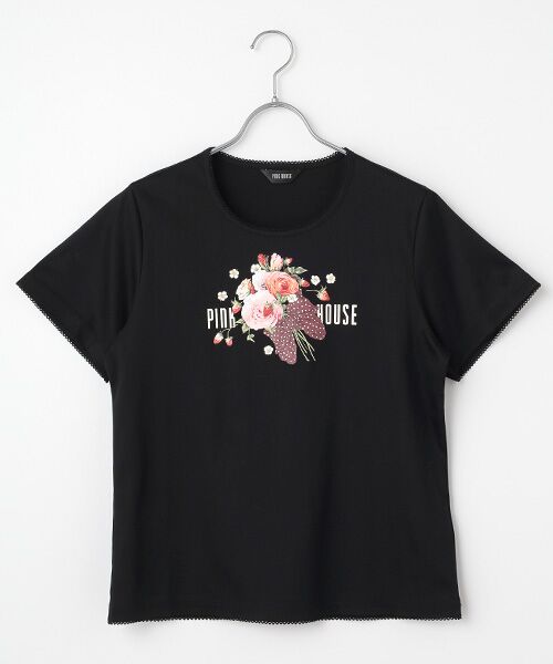リボンブーケプリントカットソー （カットソー）｜PINK HOUSE