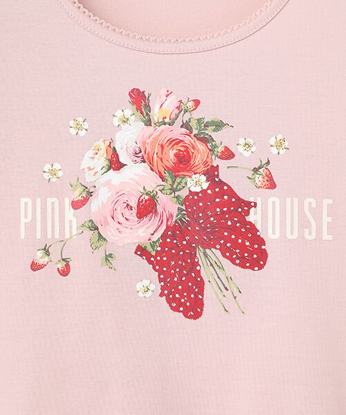 リボンブーケプリントカットソー （カットソー）｜PINK HOUSE