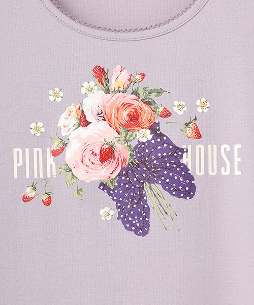 リボンブーケプリントカットソー （カットソー）｜PINK HOUSE