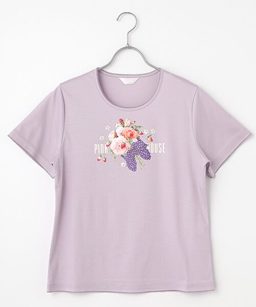 リボンブーケプリントカットソー （カットソー）｜PINK HOUSE