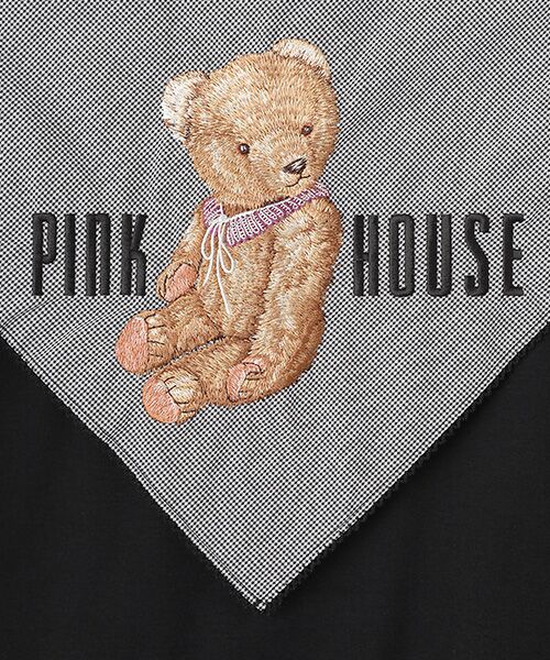 PINK HOUSE / ピンクハウス カットソー | クマ刺繍ストール付きカットソー | 詳細2