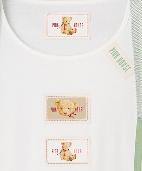 PINK HOUSE / ピンクハウス カットソー | クマ刺繍ストール付きカットソー | 詳細3