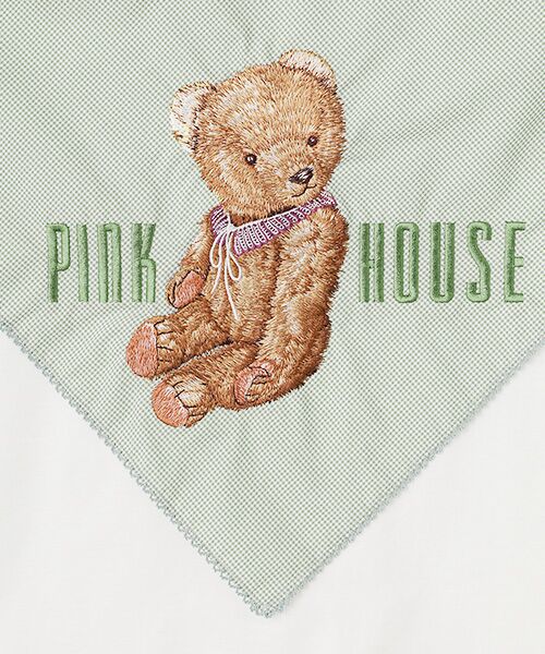 PINK HOUSE / ピンクハウス カットソー | クマ刺繍ストール付きカットソー | 詳細4